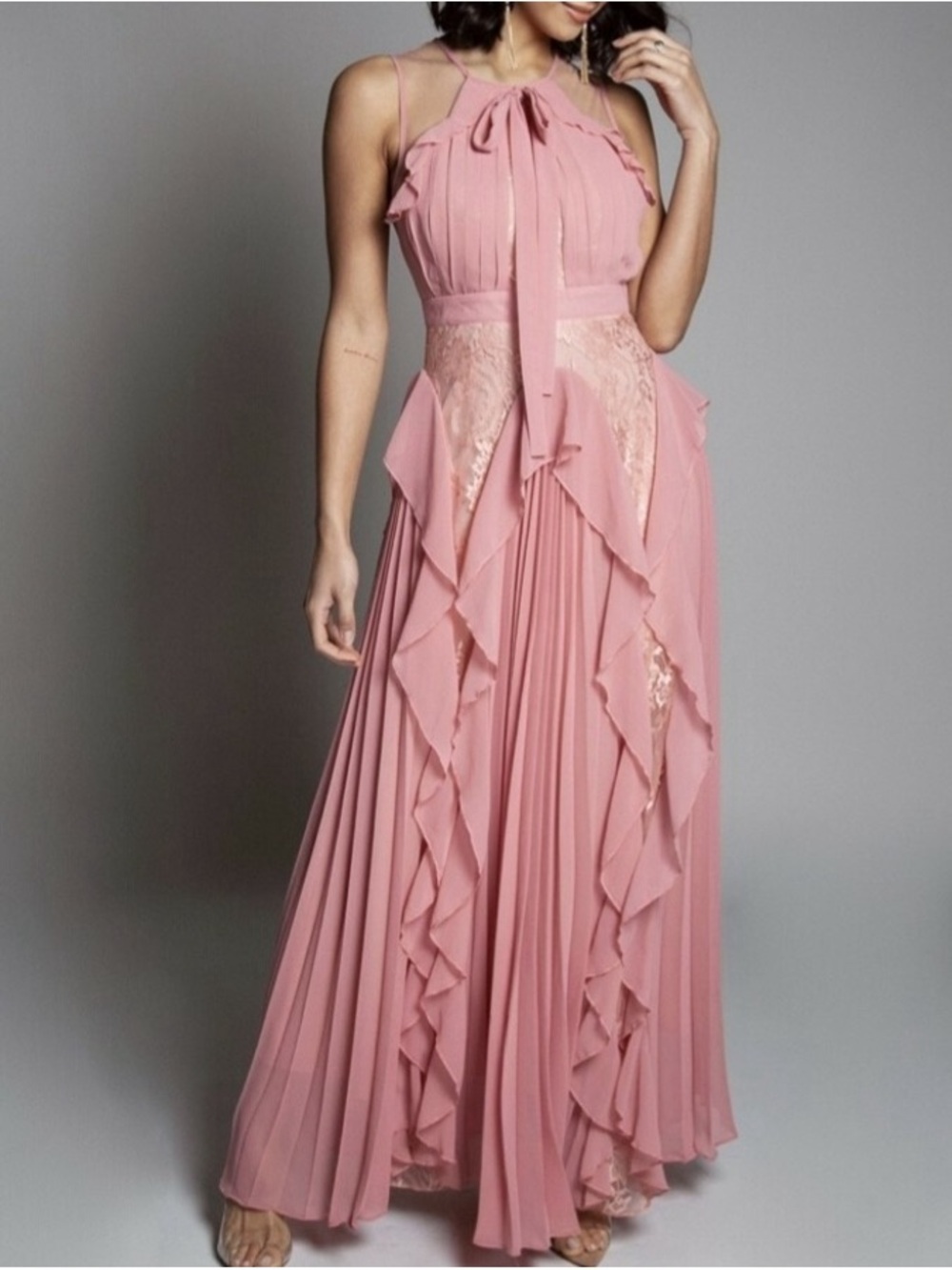 L'ATISTE  Dress color mauve